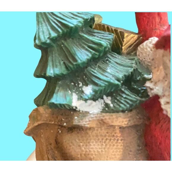 Vtg Jaimy Christmas Santa Sleigh 8 Flying Reindeer Figurine Sculpture 16” T - Picture 15 of 16